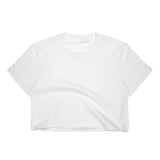 Los Angeles Apparel 2332 Fine Jersey Short Sleeve Cropped T-Shirt w/ Tear Away Label